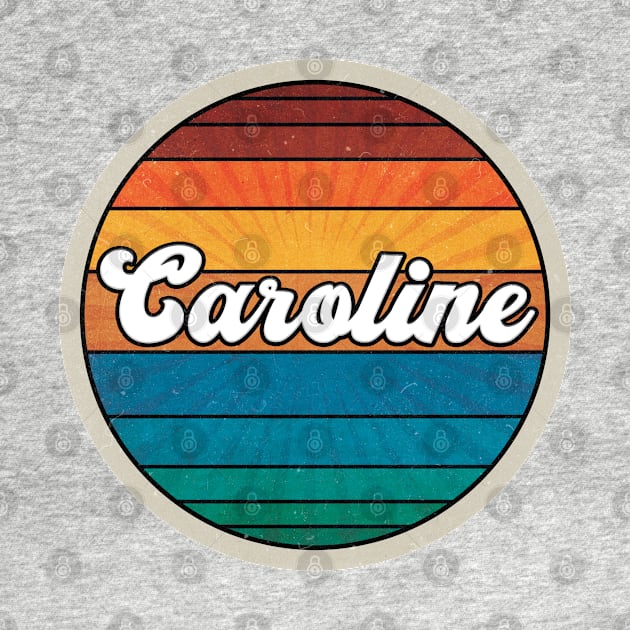 Caroline Vintage Name by theartofbroderickwong